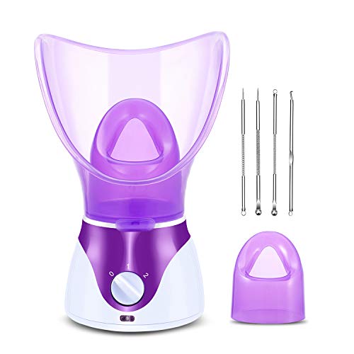 Spa facial Vapeur pour le visage Machine de cosmétologie à vapeur Nettoyant en profondeur aux ions